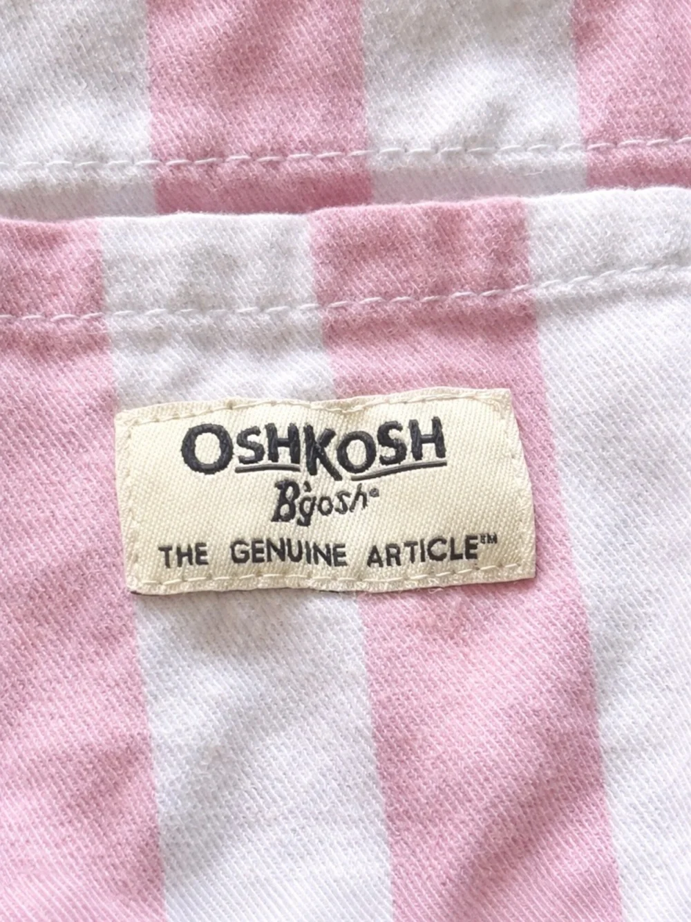 Vintage RARE OshKosh B'Gosh Baby Girl's Size 18 month Girls Denim Overall